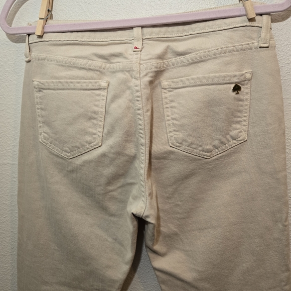 Kate Spade Broome Street Jeans Cream Size 28 - Picture 6 of 13